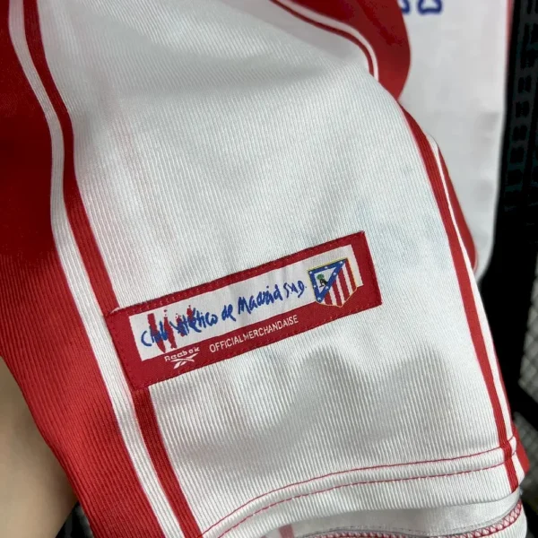 Retro Atletico Madrid 1999/00 Home Jersey - Image 6