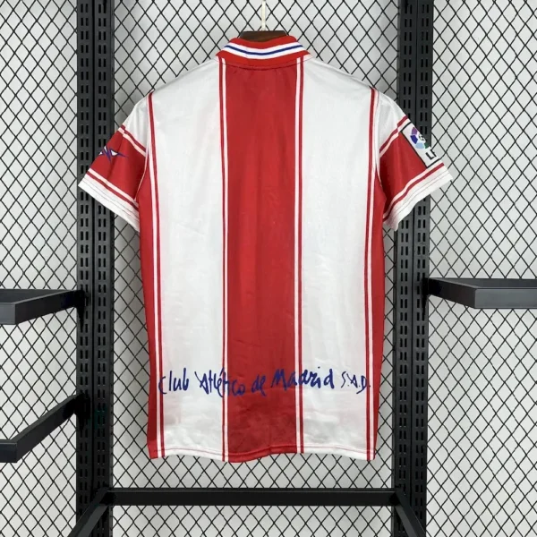 Retro Atletico Madrid 1999/00 Home Jersey - Image 2