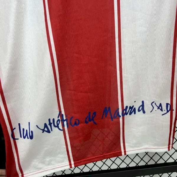 Retro Atletico Madrid 1999/00 Home Jersey - Image 3