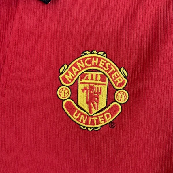 Retro Manchester United 1998/99 Home Long Sleeves Jersey - Image 10