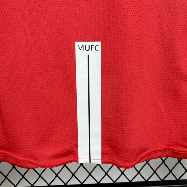 Retro Manchester United 2007/08 Home UCL Long Sleeves Jersey - Image 4
