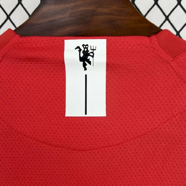 Retro Manchester United 2007/08 Home UCL Long Sleeves Jersey - Image 3