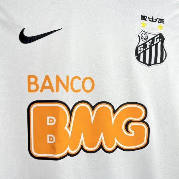 Retro Santos 2011/12 Home Long Sleeves Jersey - Image 7