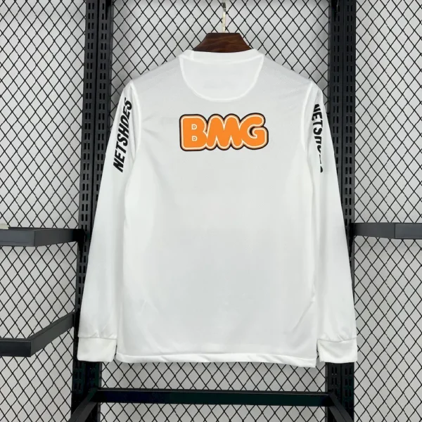 Retro Santos 2011/12 Home Long Sleeves Jersey - Image 2