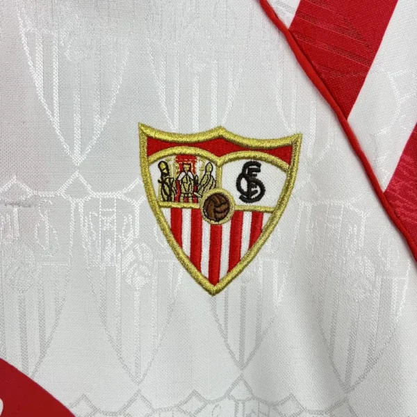 Retro Sevilla FC 1992/93 Home (advertise) Jersey - Image 6