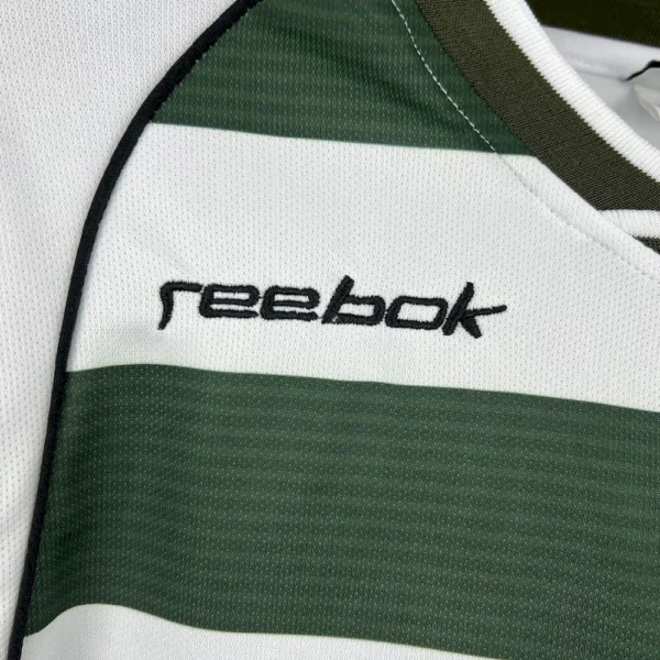Retro Sporting CP 2001/03 Home Long Sleeves Jersey - Image 8