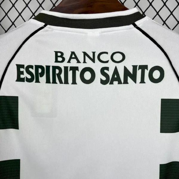 Retro Sporting CP 2001/03 Home Long Sleeves Jersey - Image 3