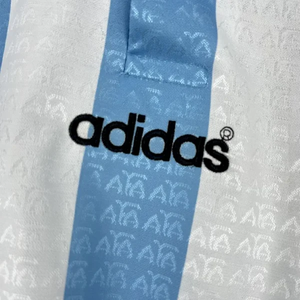 Retro Argentina 1996 Home Jersey - Image 6