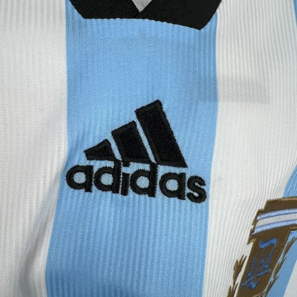 Retro Argentina 1998 Home Long Sleeves Jersey - Image 7