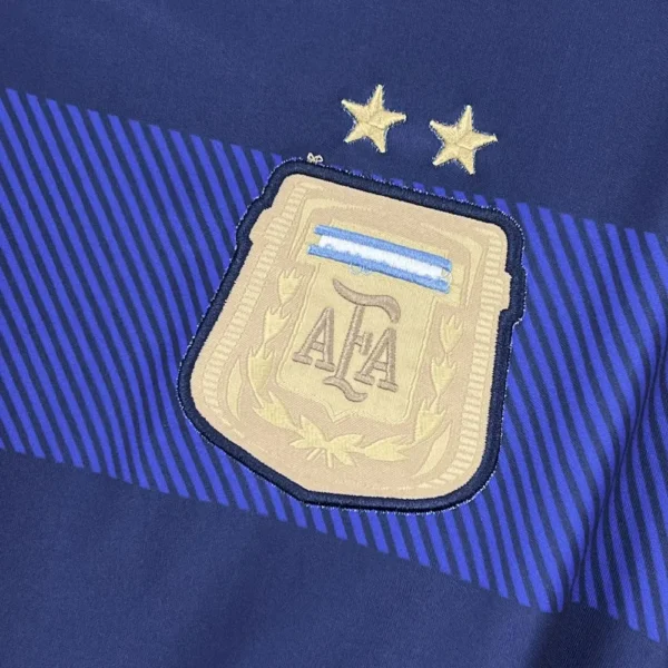 Retro Argentina 2014 Away Long Sleeves Jersey - Image 5