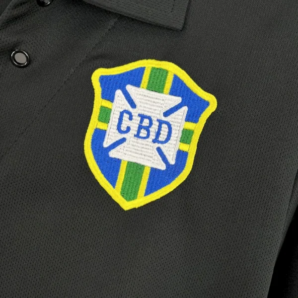 Retro Brazil 2004 Special Edition Long Sleeves Jersey - Image 5