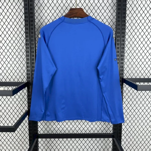 Retro Italy 2000 Euro Home Long Sleeves Jersey - Image 2