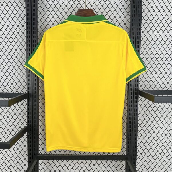 Retro Brazil 1997 Home Jersey - Image 2