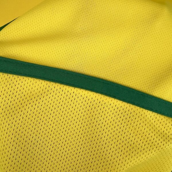 Retro Brazil 2002 Home Jersey - Image 3
