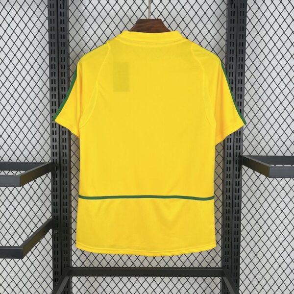 Retro Brazil 2002 Home Jersey - Image 2