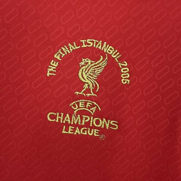 Retro Liverpool 2005 Home Jersey - Image 7