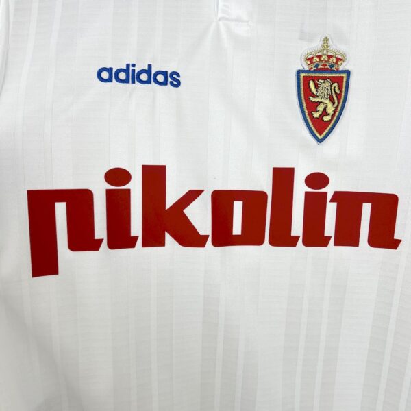 Retro Real Zaragoza 1995/97 Home Jersey - Image 4