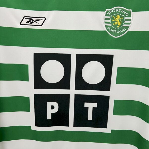 Retro Sporting CP 2003/04 Home Jersey - Image 5