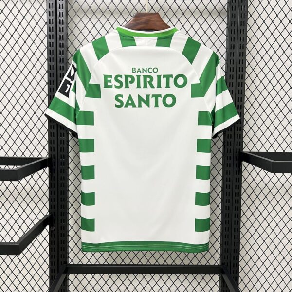 Retro Sporting CP 2003/04 Home Jersey - Image 2