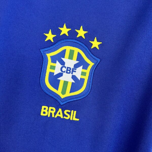 Retro Brazil 1998 Away Jersey - Image 6