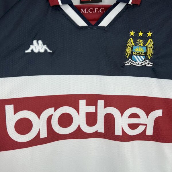 Retro Manchester City 1997/98 Away Jersey - Image 6