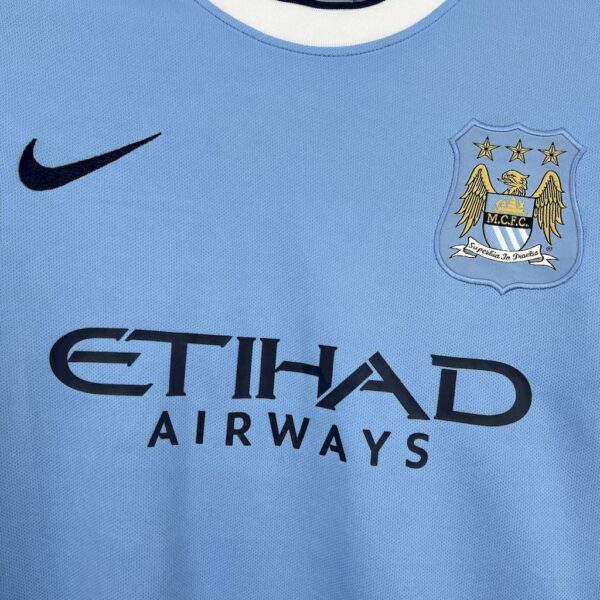Retro Manchester City 2013/14 Home Jersey - Image 4