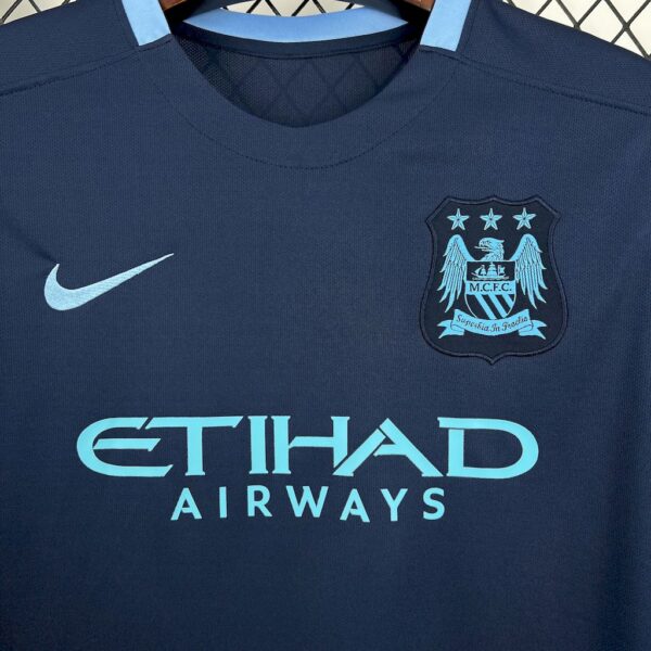 Retro Manchester City 2015/16 Away Jersey - Image 5