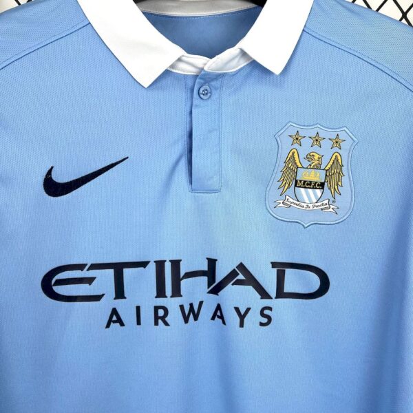 Retro Manchester City 2015/16 Home Jersey - Image 4
