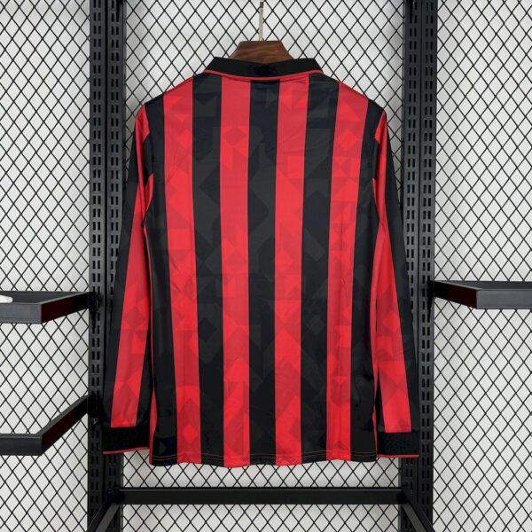 Retro AC Milan 1993/94 Home Long Sleeves Jersey - Image 2