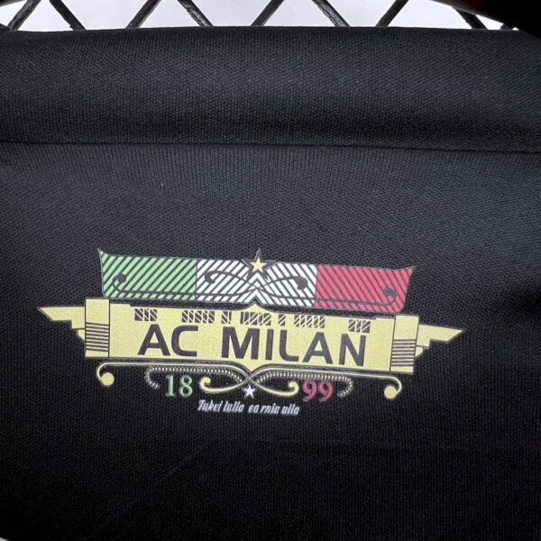 Retro AC Milan 2010/11 Home Long Sleeves Jersey - Image 8