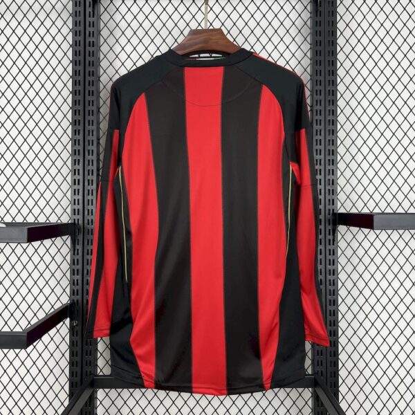 Retro AC Milan 2010/11 Home Long Sleeves Jersey - Image 2