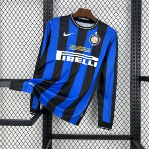 Retro Inter Milan 2009/10 Home Long Sleeves Jersey