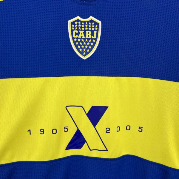 Retro Boca Juniors 2005 100th Anniversary Edition Jersey - Image 6