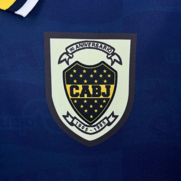 Retro Boca Juniors 1995/96 Home Jersey - Image 7