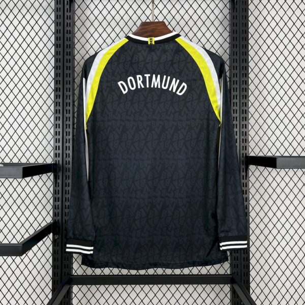Retro Borussia Dortmund 1995/96 Away Long Sleeves Jersey - Image 2