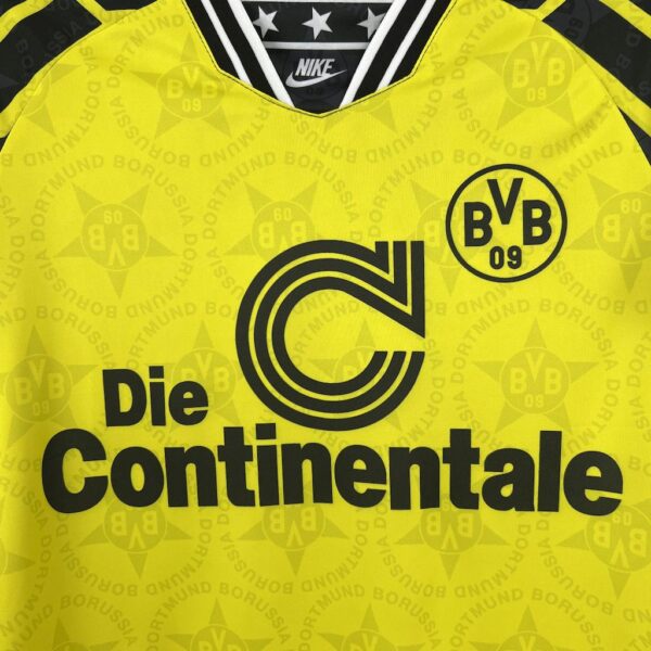 Retro Borussia Dortmund 1994/95 Home Jersey - Image 3