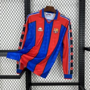 Retro Barcelona 1995/97 Home Long Sleeves Jersey