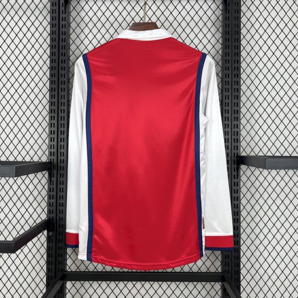 Retro Arsenal 1999/00 Home Long Sleeves Jersey - Image 2