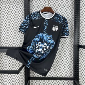 Men's Barcelona 2024/25 Black Lion Jersey