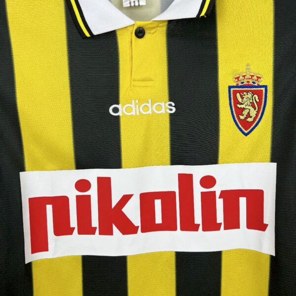 Retro Real Zaragoza 1996/97 Away Jersey - Image 5