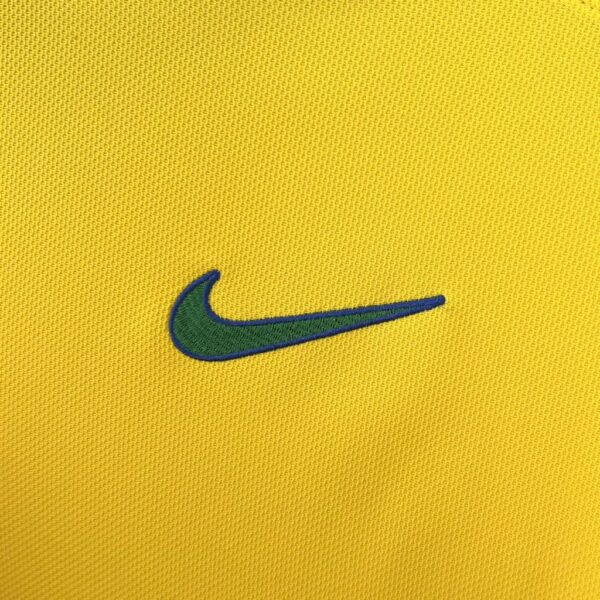 Retro Brazil 1998 Home Jersey - Image 6