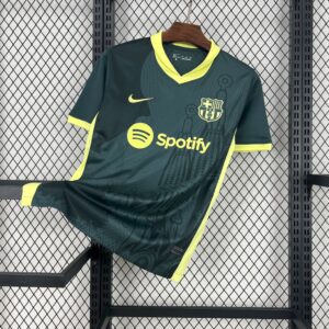 Men's Barcelona 2024/25 Dark green training Jersey