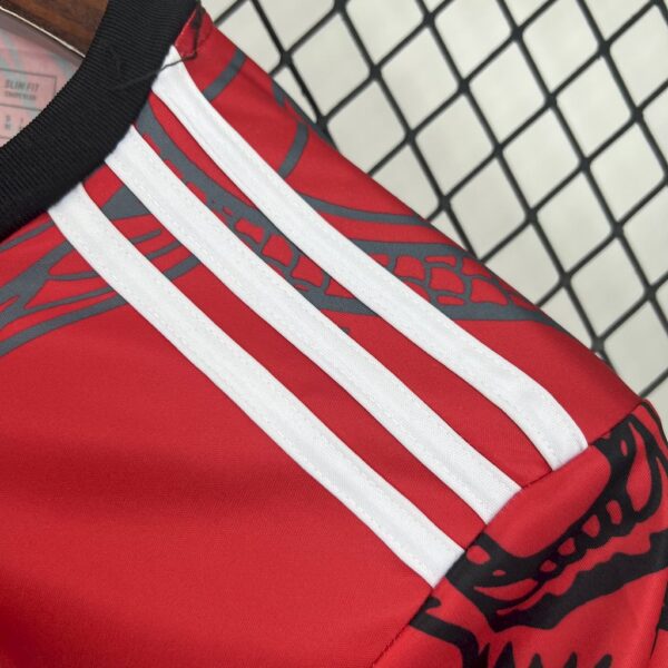 Men's Real Madrid 2024/25 Red and black dragon Jersey - Image 3