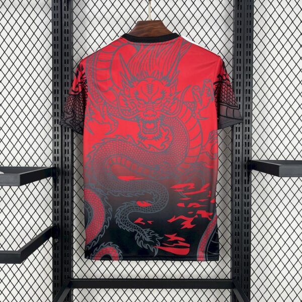 Men's Real Madrid 2024/25 Red and black dragon Jersey - Image 2