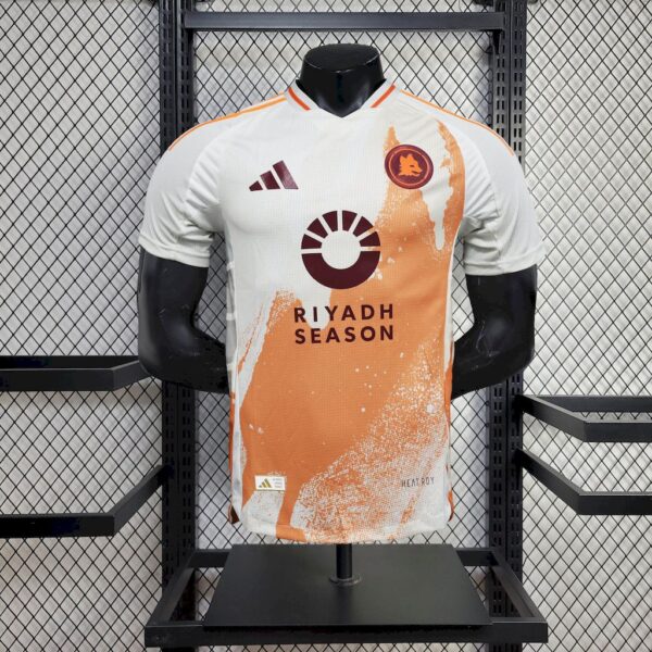 Men's AS Roma 2024/25 Away Jersey Player Version