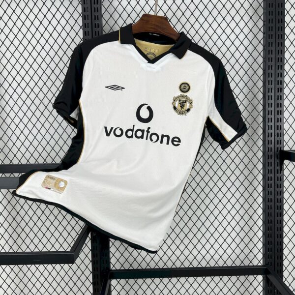 Retro Manchester United 2001/02 Centenary Reversible Away And Third Jersey