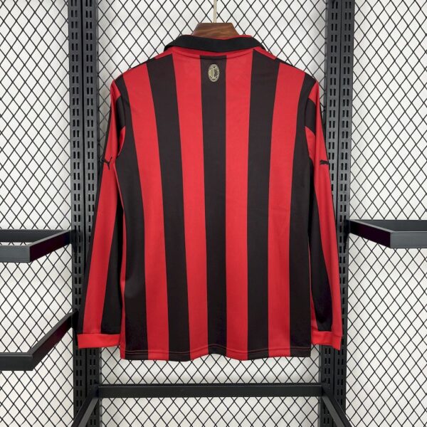 Men's AC Milan 2024/25 125th Anniversary Edition Long Sleeves Retro Jersey - Image 2
