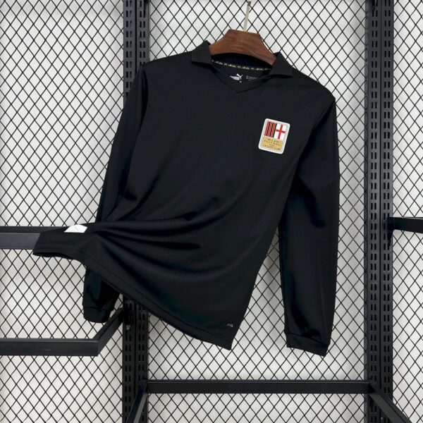 Men's AC Milan 2024/25 125th Goalkeeper Long Sleeves Retro Jersey