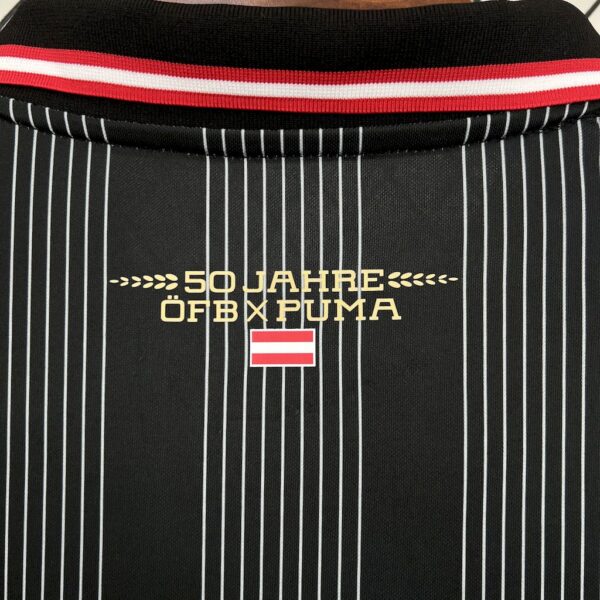 Men's Austria 2024/25 50th Long Sleeves Retro Jersey - Image 3
