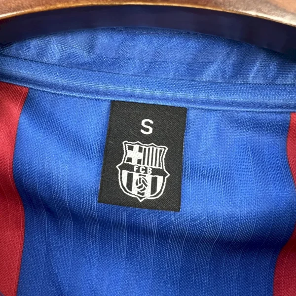Retro Barcelona 1990/92 Home Jersey - Image 4